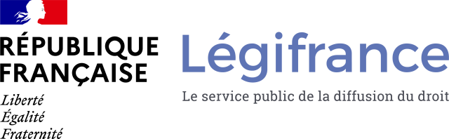 Logo officiel de Légifrance